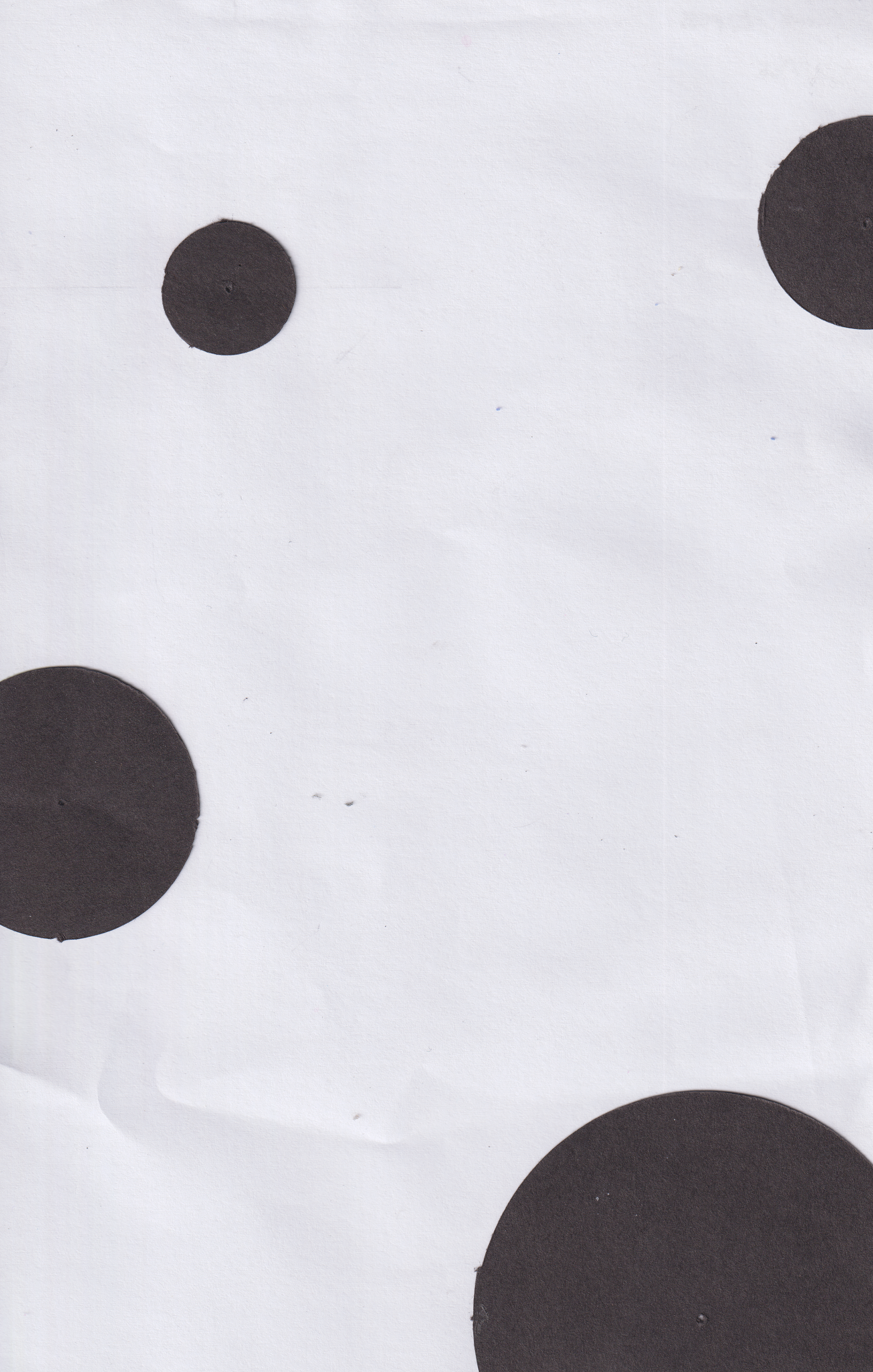 Circles composition collage