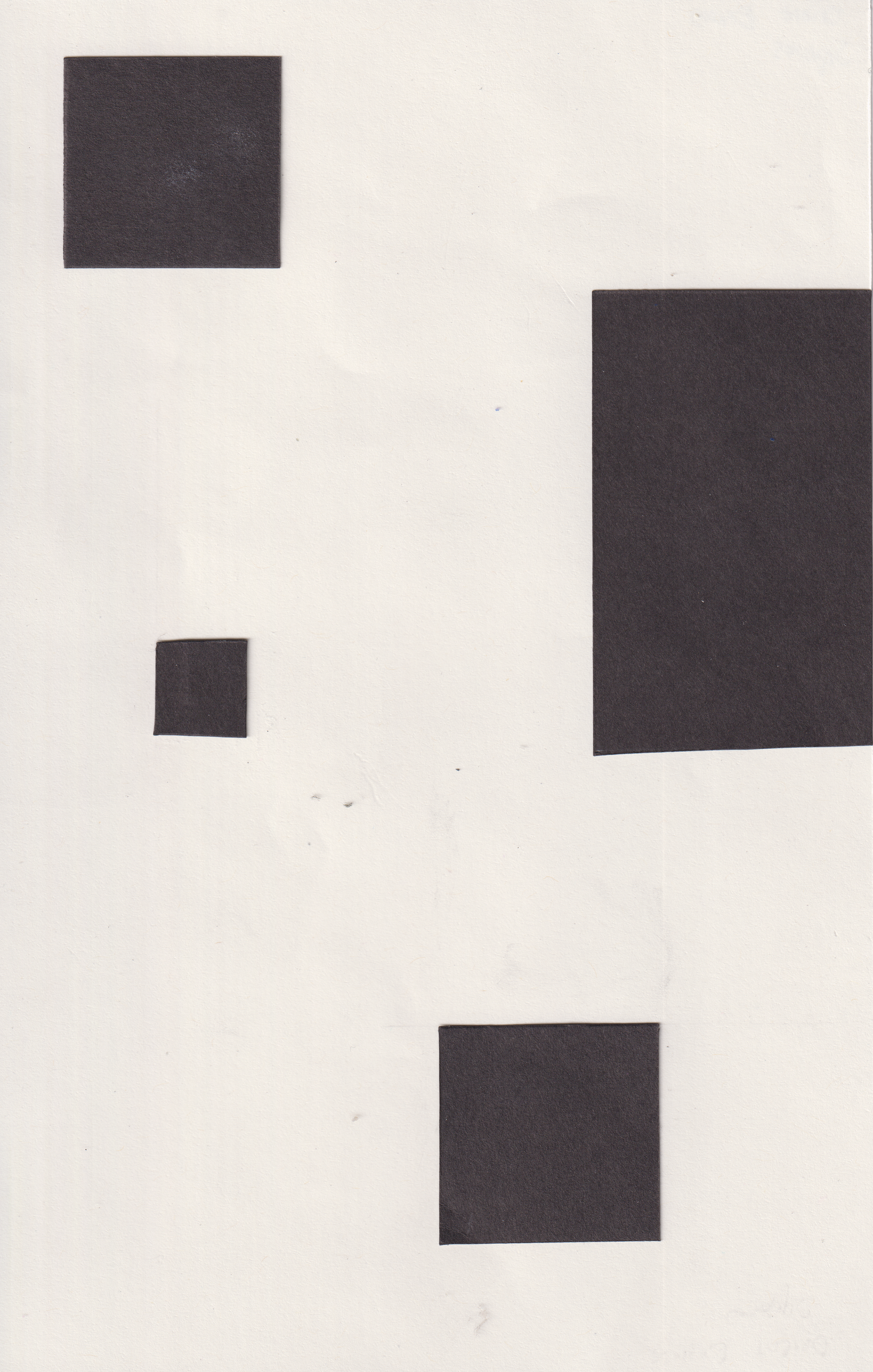 Squares composition collage